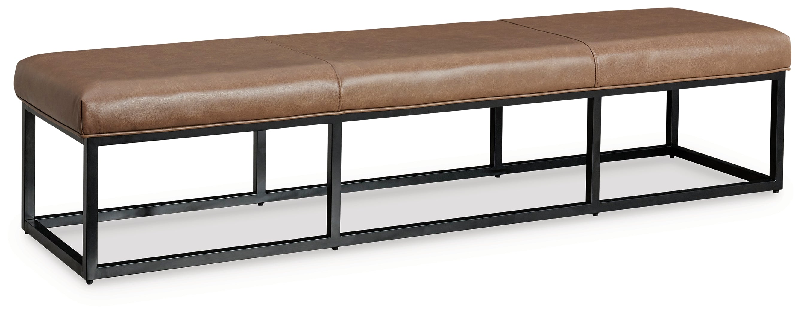 Joston Caramel Accent Bench