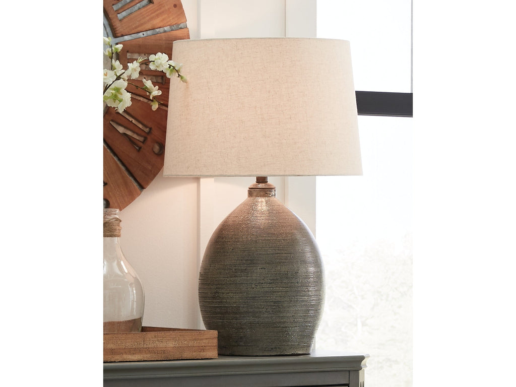 Joyelle Gray Table Lamp (Set of 2)