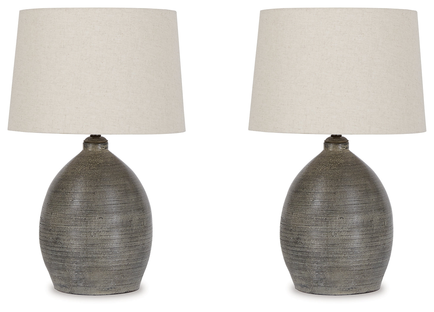 Joyelle Gray Table Lamp (Set of 2)