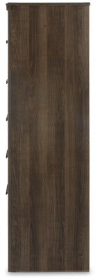 Juararo California King Poster Bedroom Set, Brown
