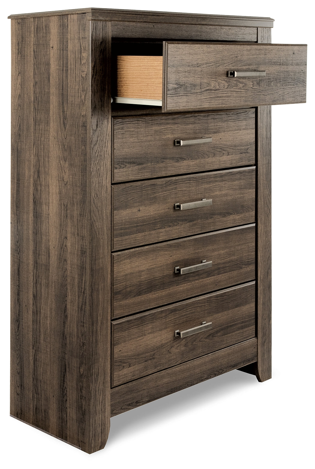 Juararo Brown King Poster Bedroom Set with Chest and 2 Nightstands