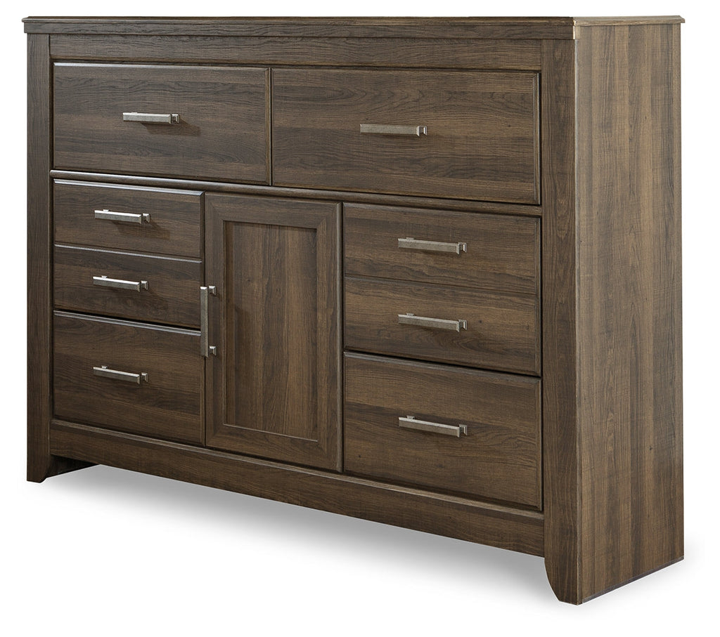 Juararo King Poster Bedroom Set, Brown