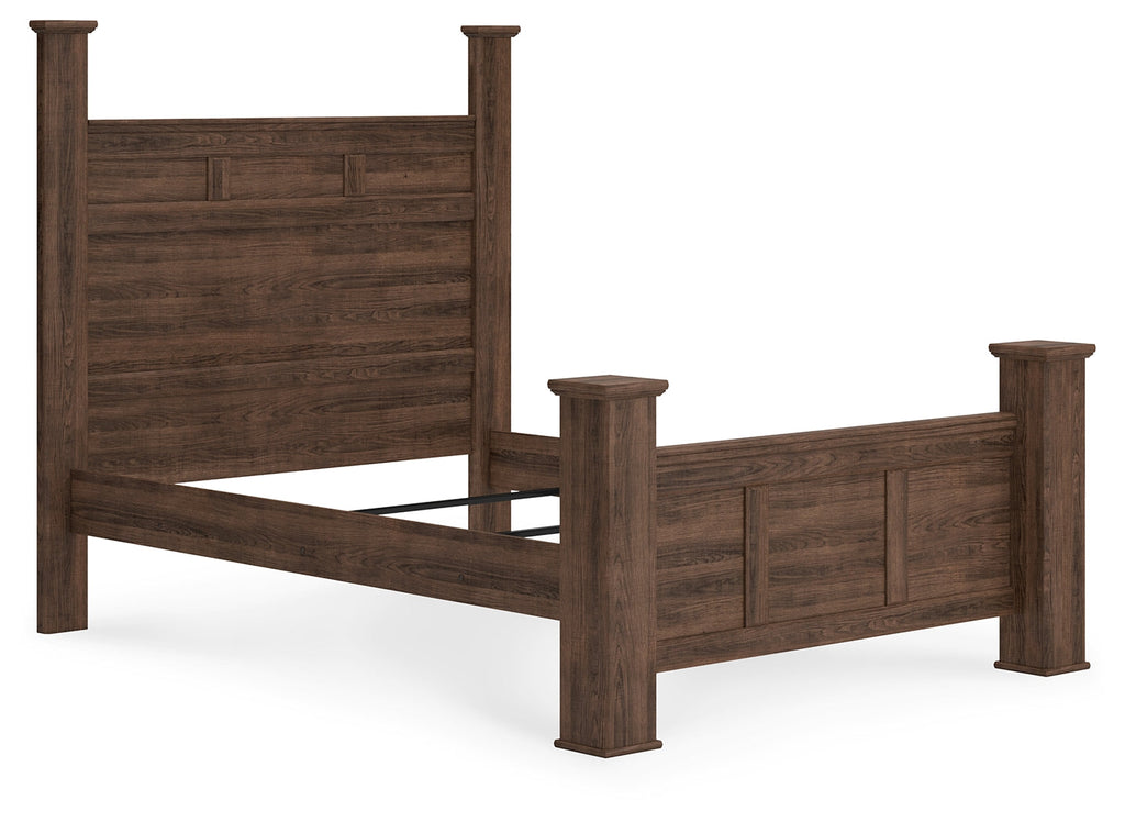 Juararo Queen Poster Bedroom Set, Brown