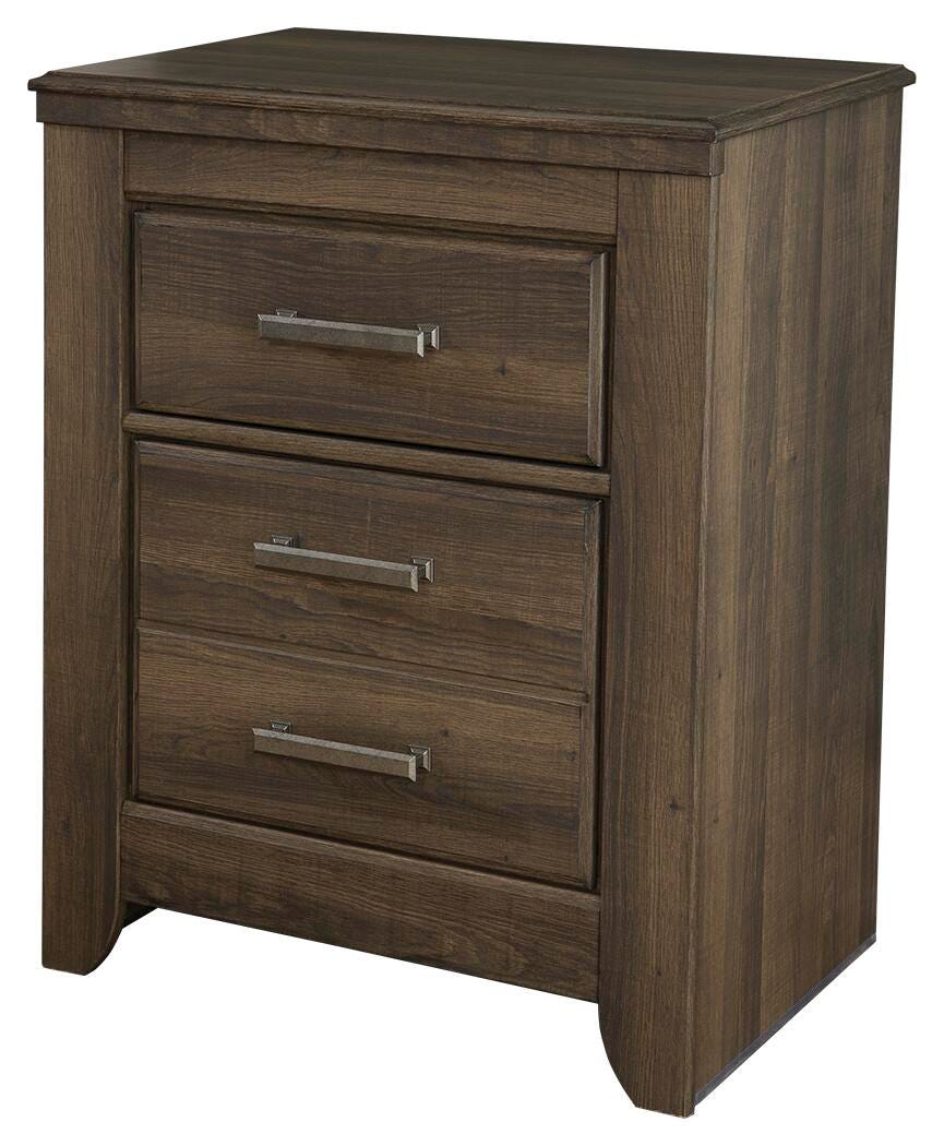 Juararo Dark Brown Dresser, Chest and Nightstand