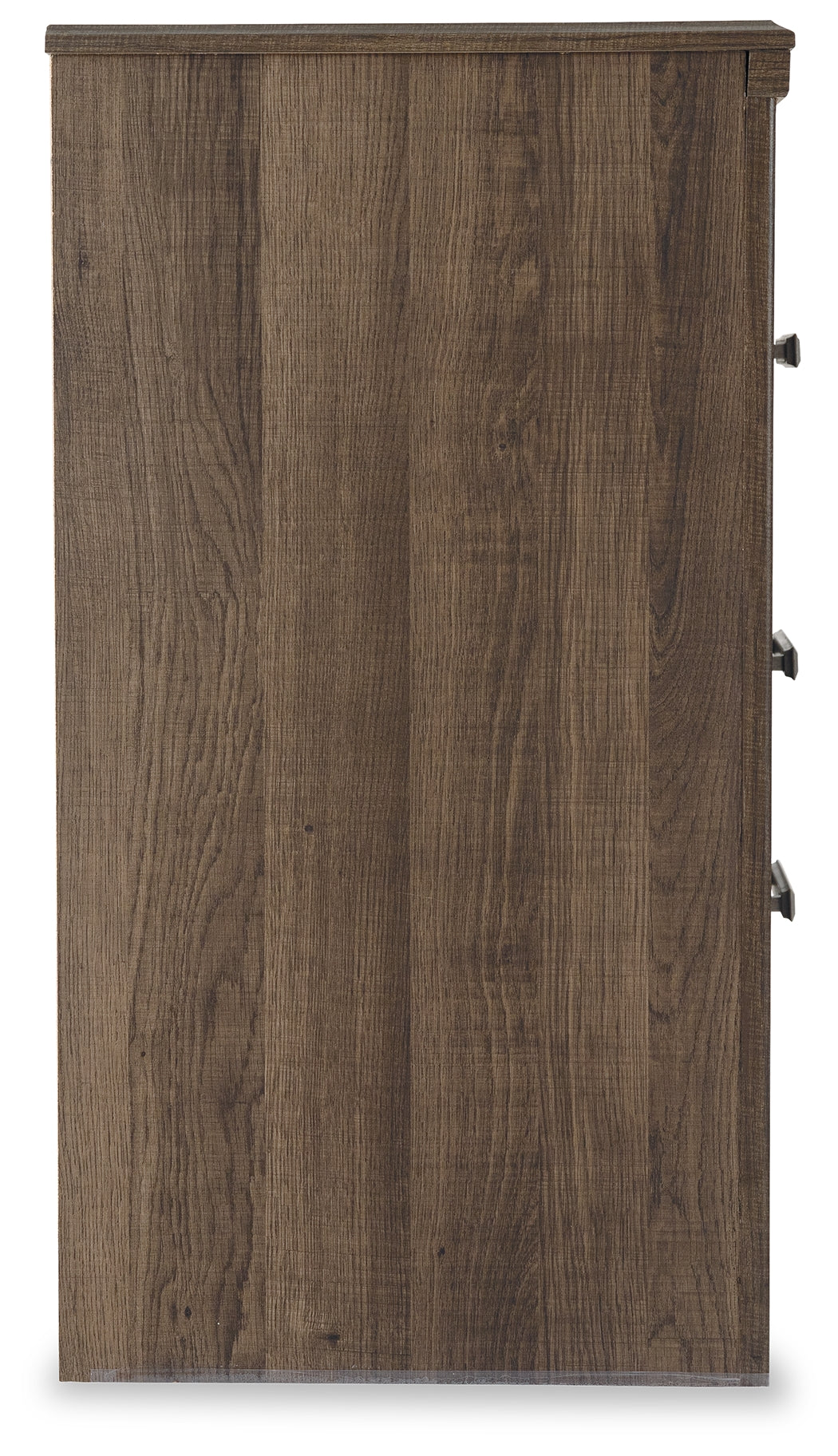 Juararo Dark Brown King Panel Bedroom Set with 2 Nightstands