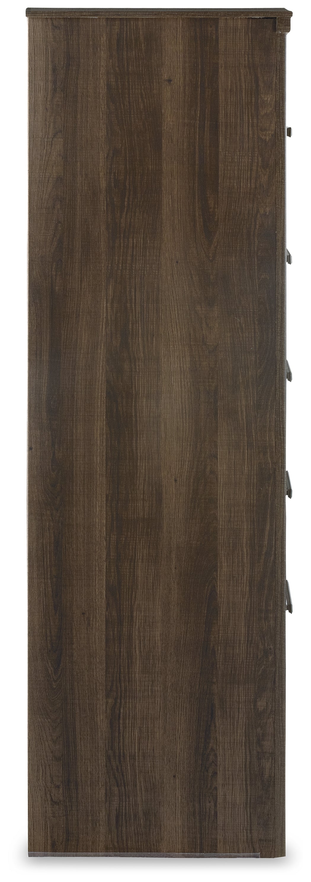 Juararo Dark Brown King Poster Bed, Chest and Nightstand