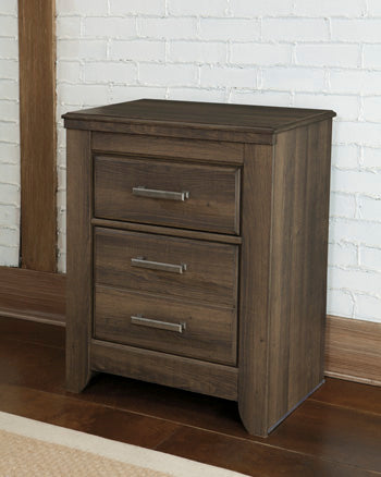Juararo Dark Brown Nightstand