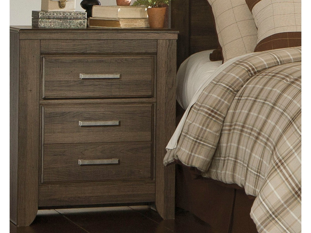 Juararo Dark Brown Nightstand