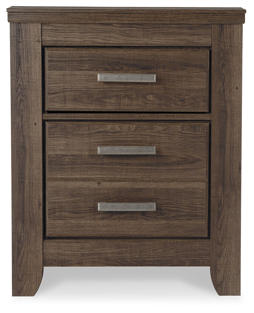 Juararo Queen Panel Bed, Dresser, Mirror and Nightstand, Dark Brown