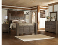 Juararo Queen Poster Bed, Dark Brown