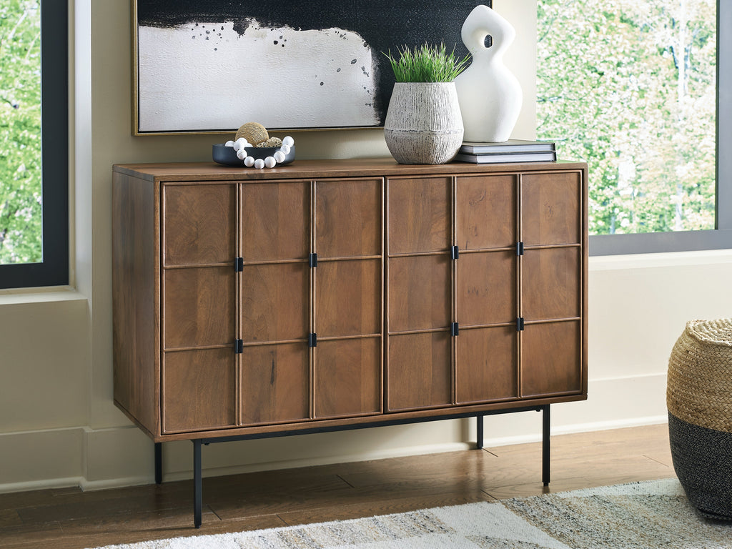 Juddins Brown Accent Cabinet