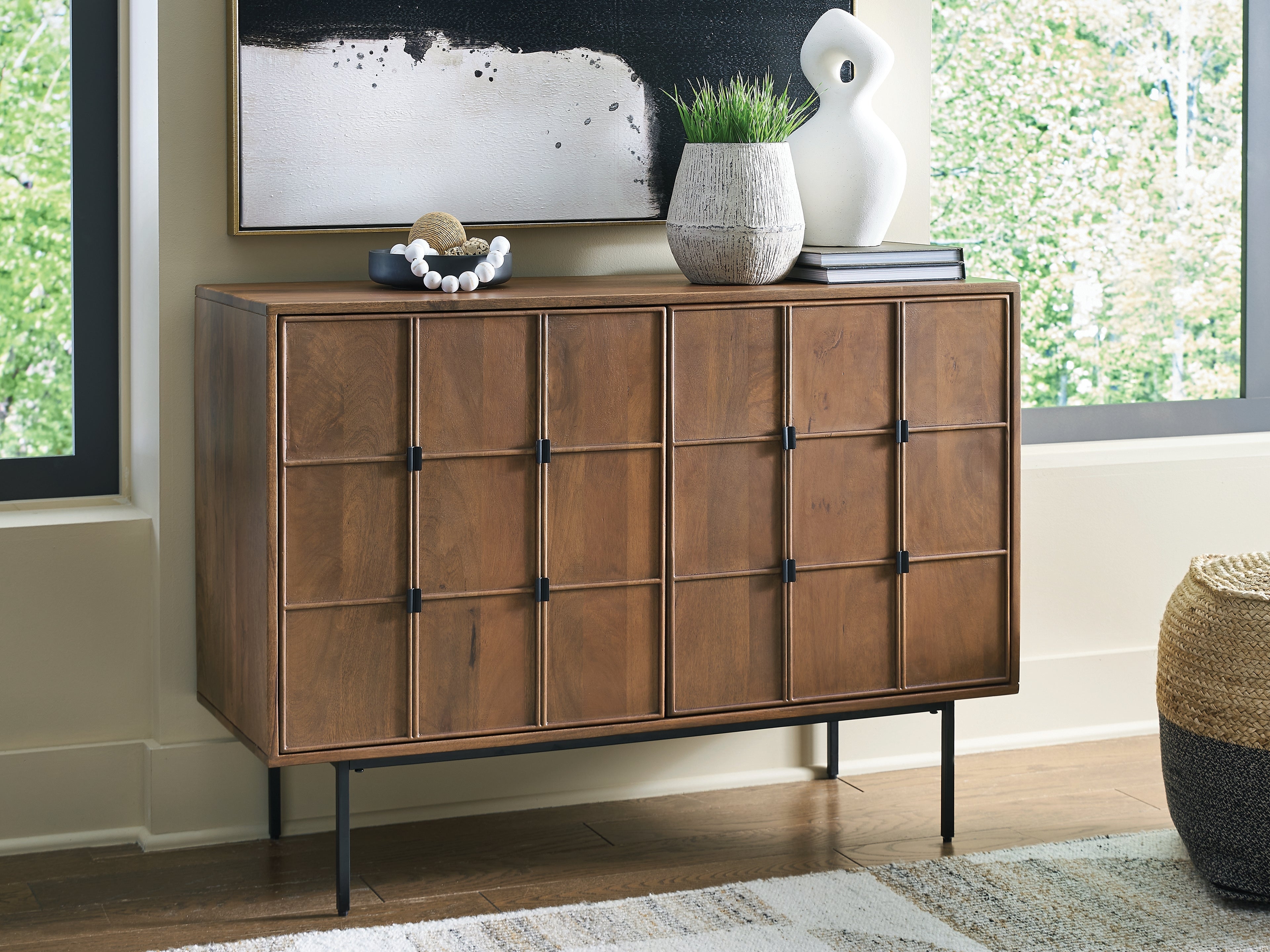 Juddins Brown Accent Cabinet