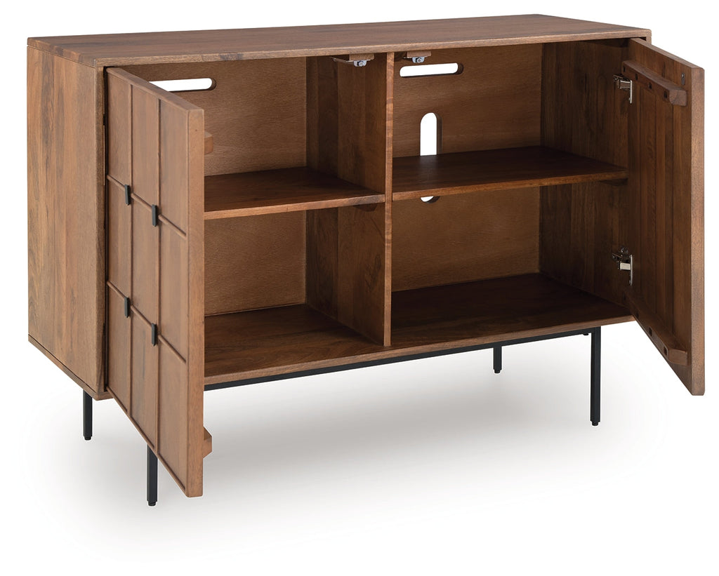 Juddins Brown Accent Cabinet
