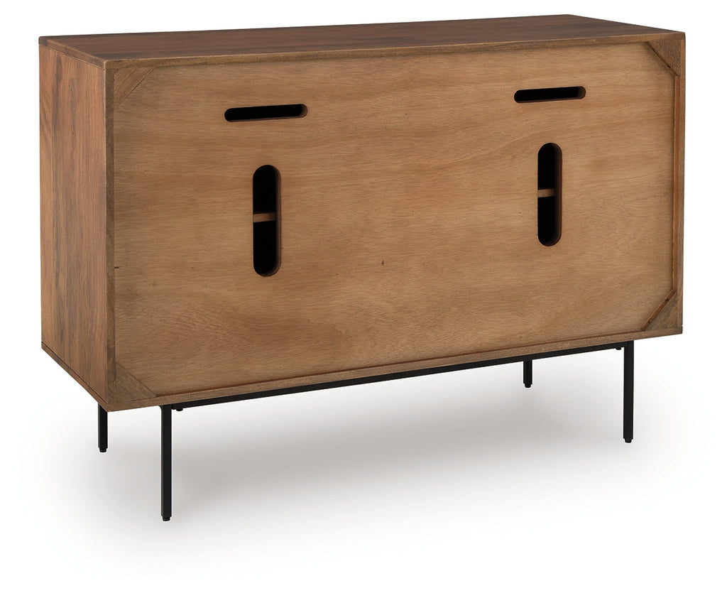 Juddins Brown Accent Cabinet