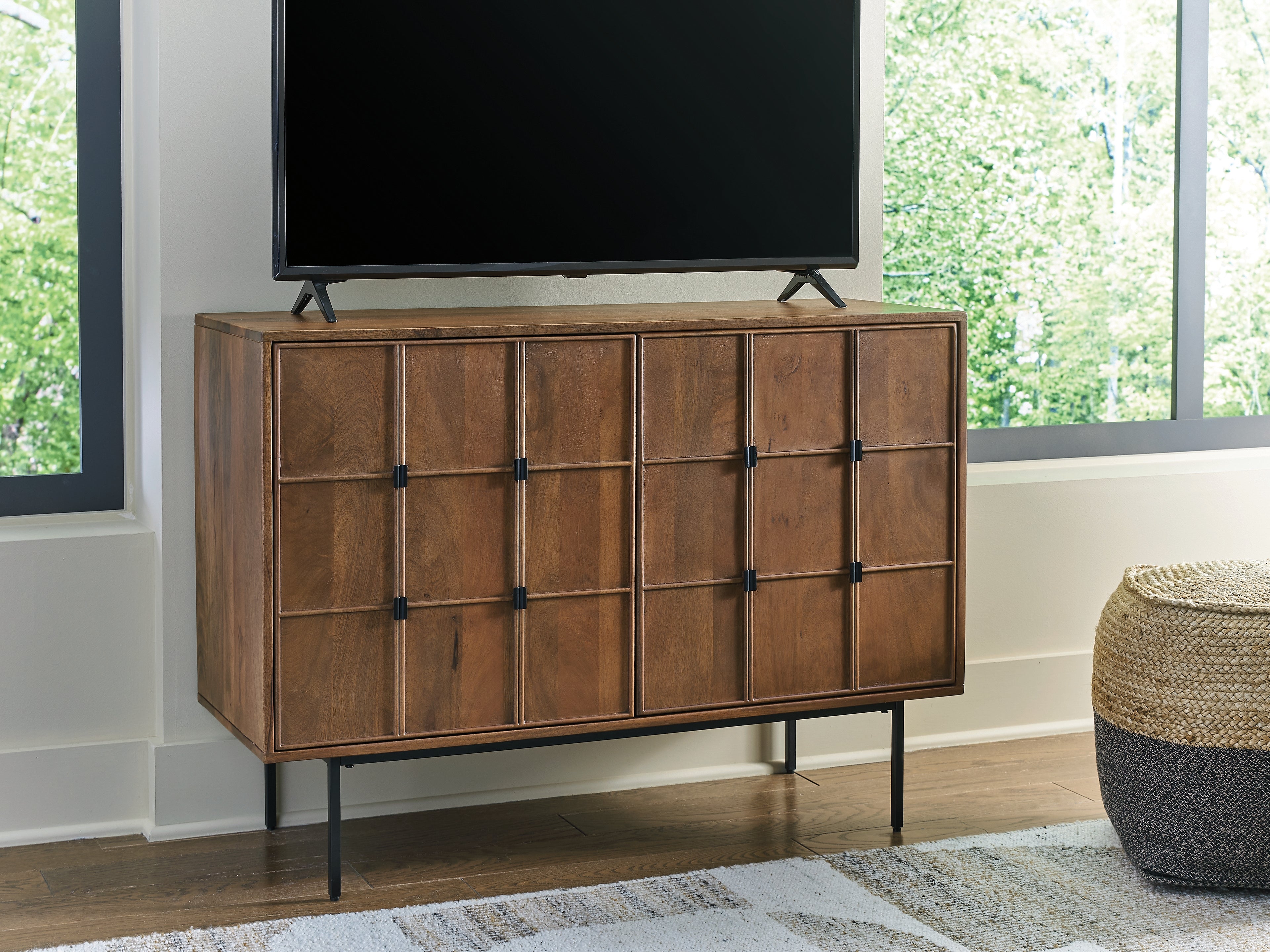 Juddins Brown Accent Cabinet