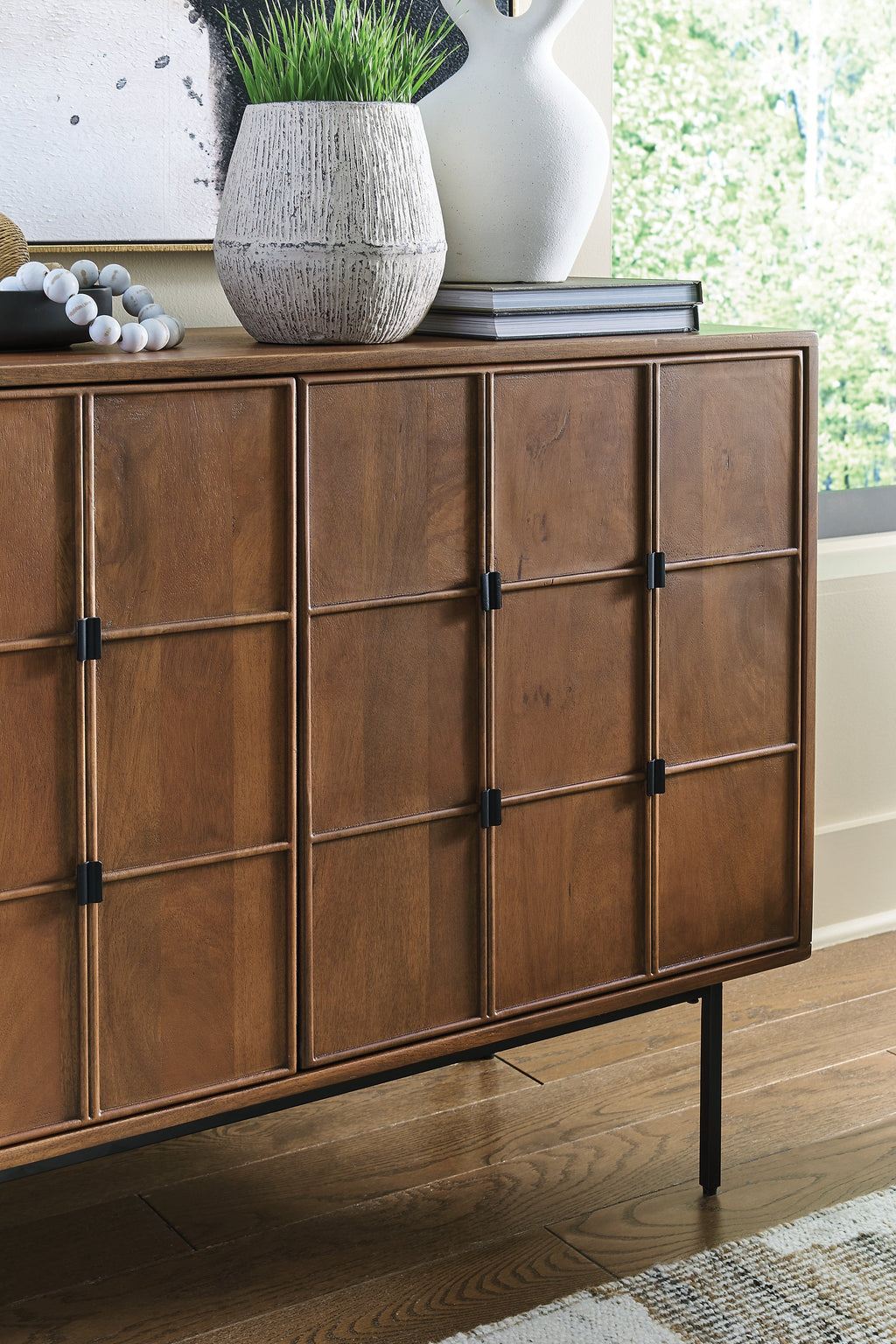 Juddins Brown Accent Cabinet