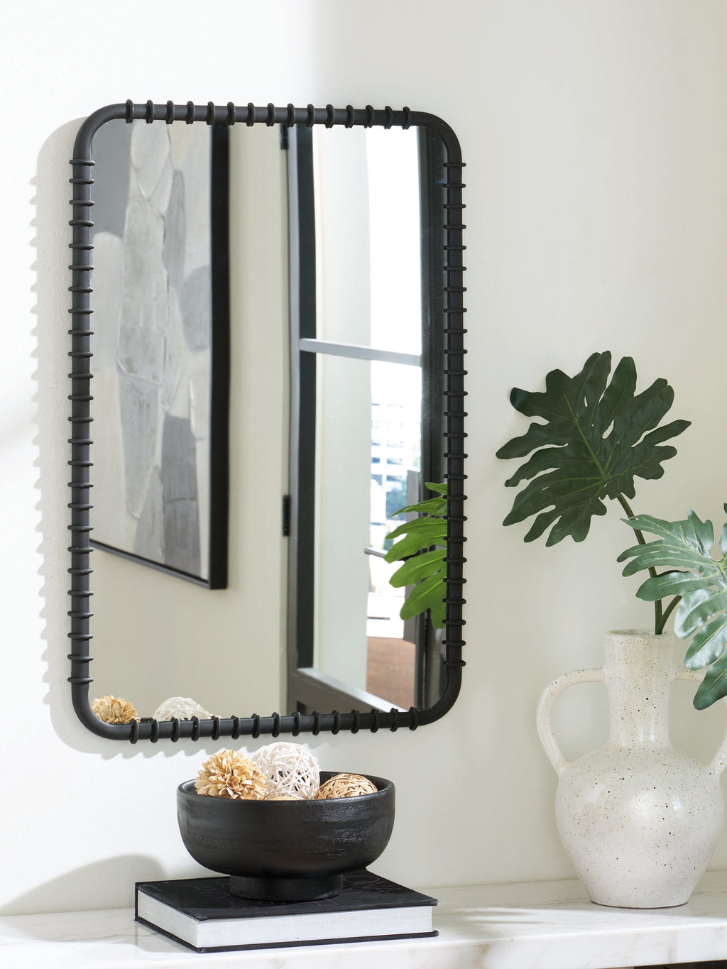 Judlow Black Accent Mirror