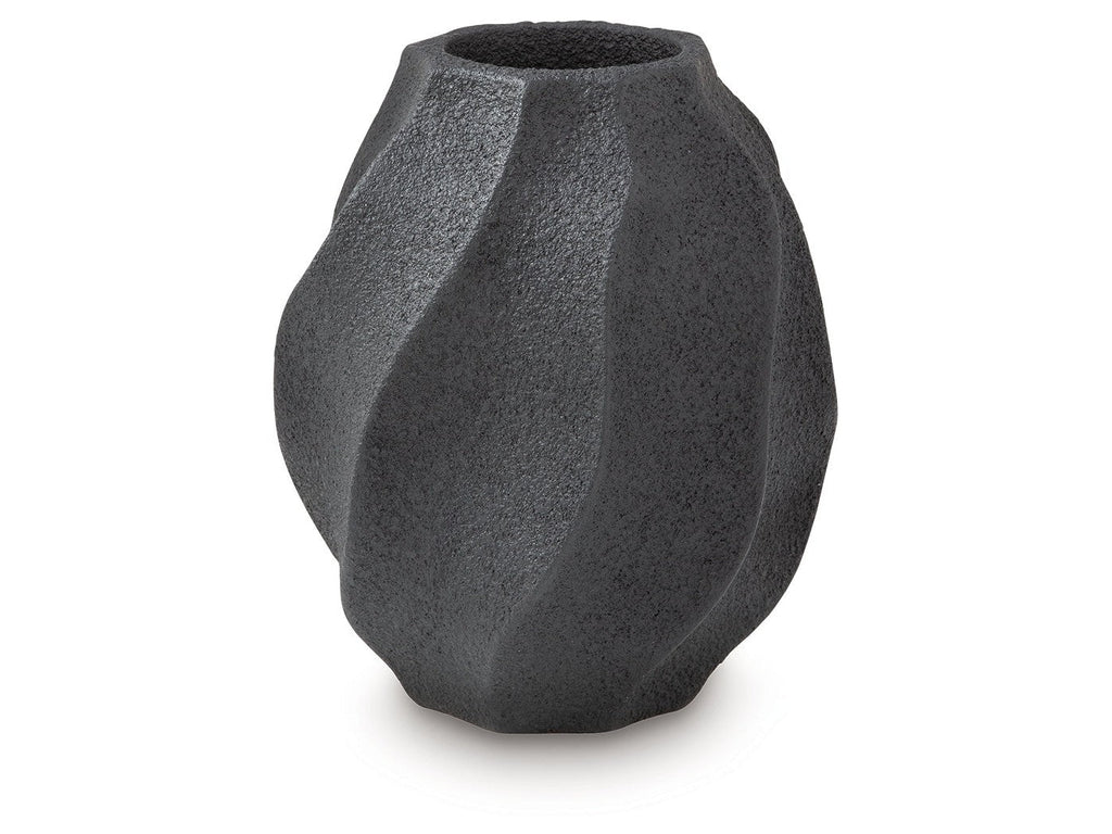 Judworth Black Vase (12''H)