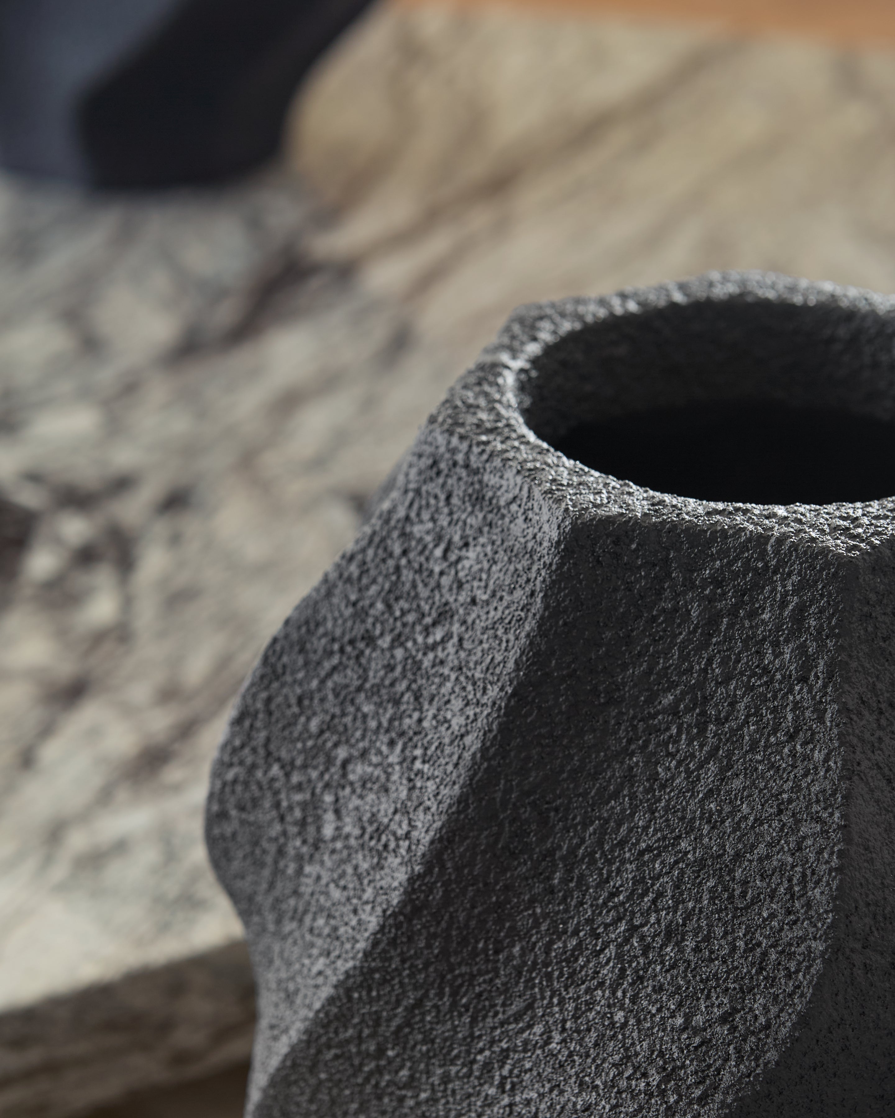 Judworth Black Vase (12''H)