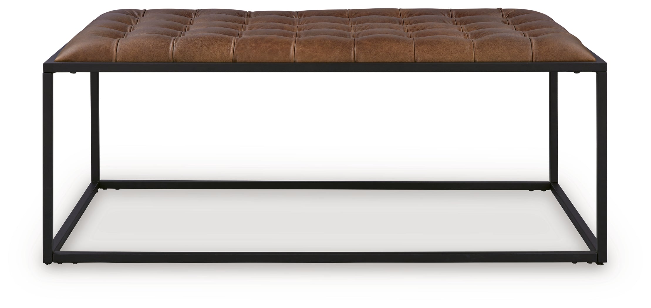 Junsor Brown/Black Coffee Table Ottoman