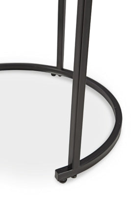Jusmour Black/White Occasional Table Set (Set of 4)