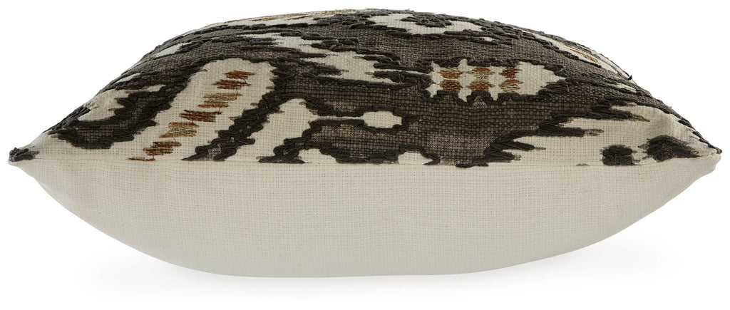 Kaidney Ivory/Gray/Gold Pillow (Set of 4)