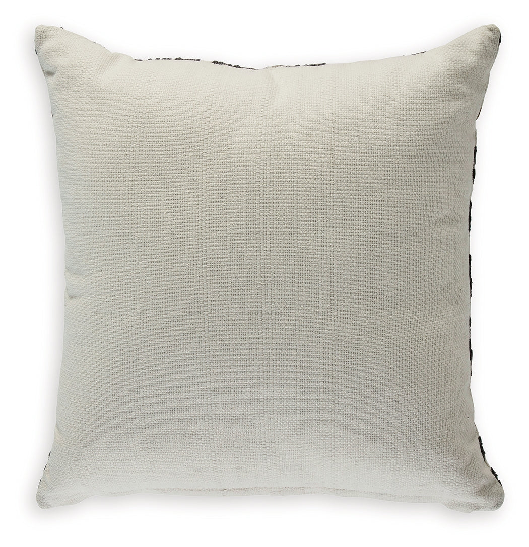 Kaidney Ivory/Gray/Gold Pillow (Set of 4)