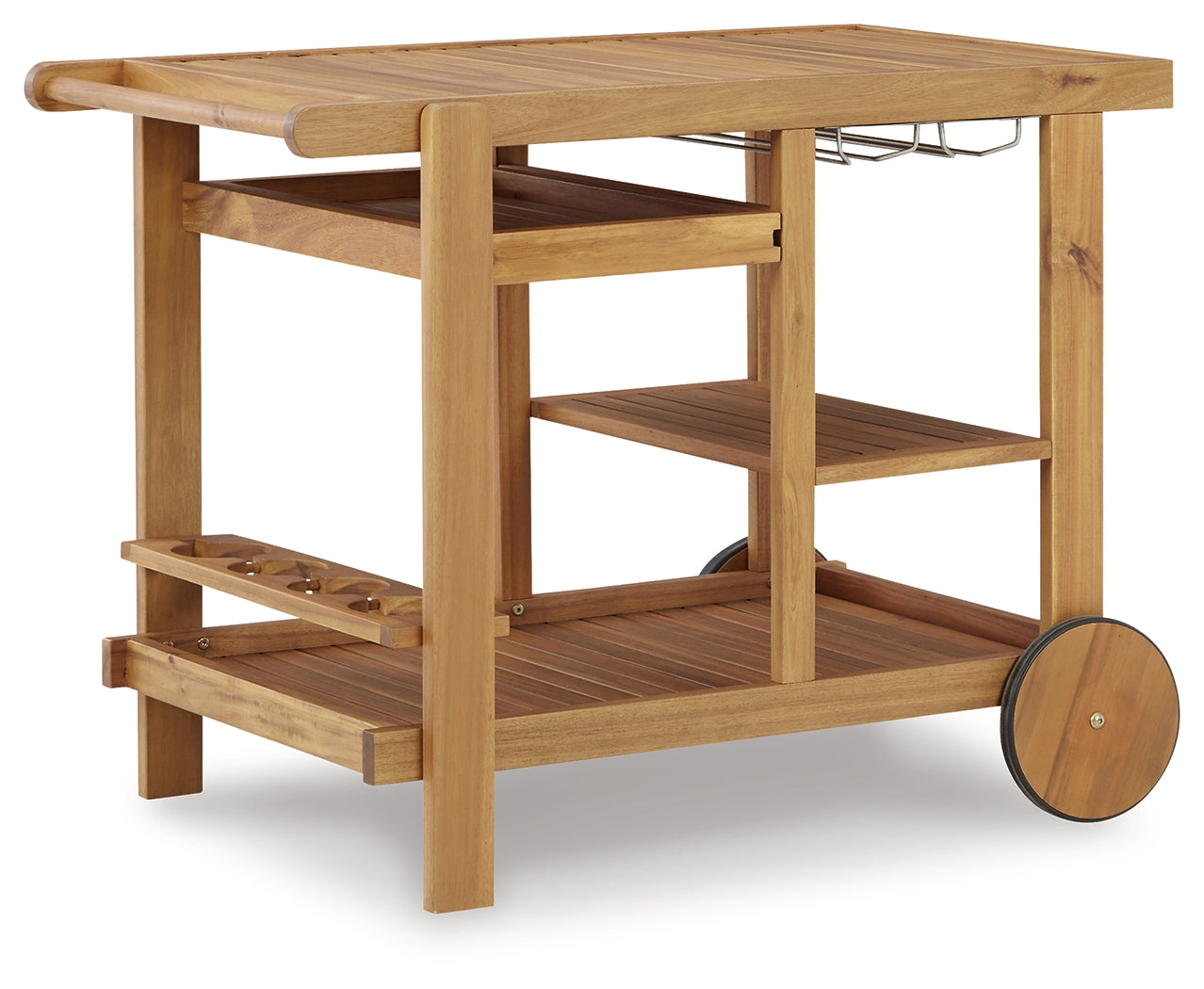 Kailani Light Brown Serving Cart