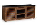 Kallari Warm Brown/Black Credenza