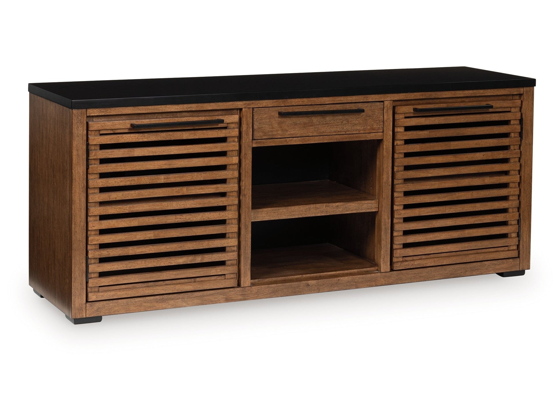 Kallari Warm Brown/Black Credenza