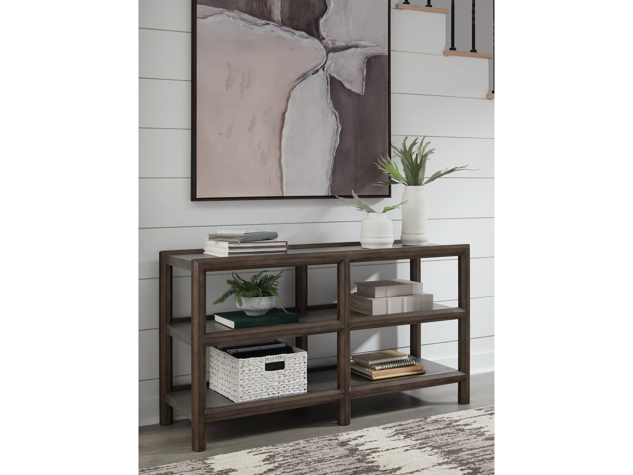 Kallenny Brown/Gray Sofa Table