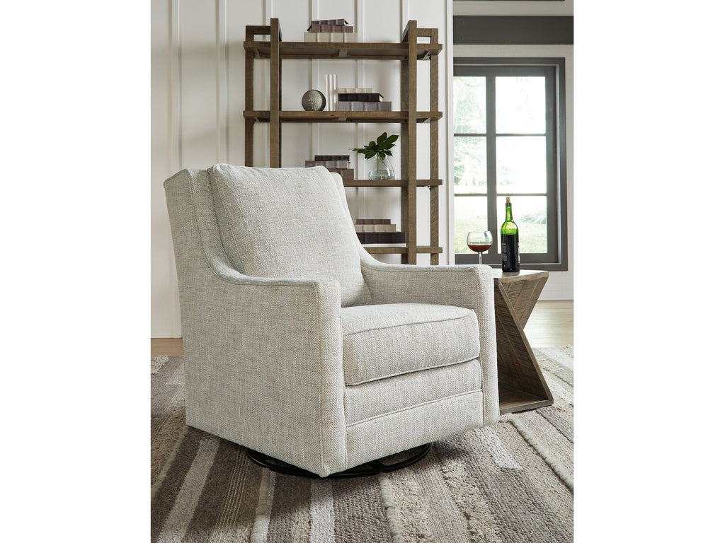 Kambria Fog Swivel Glider Accent Chair
