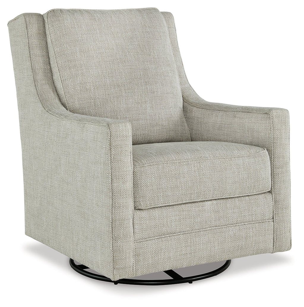 Kambria Fog Swivel Glider Accent Chair