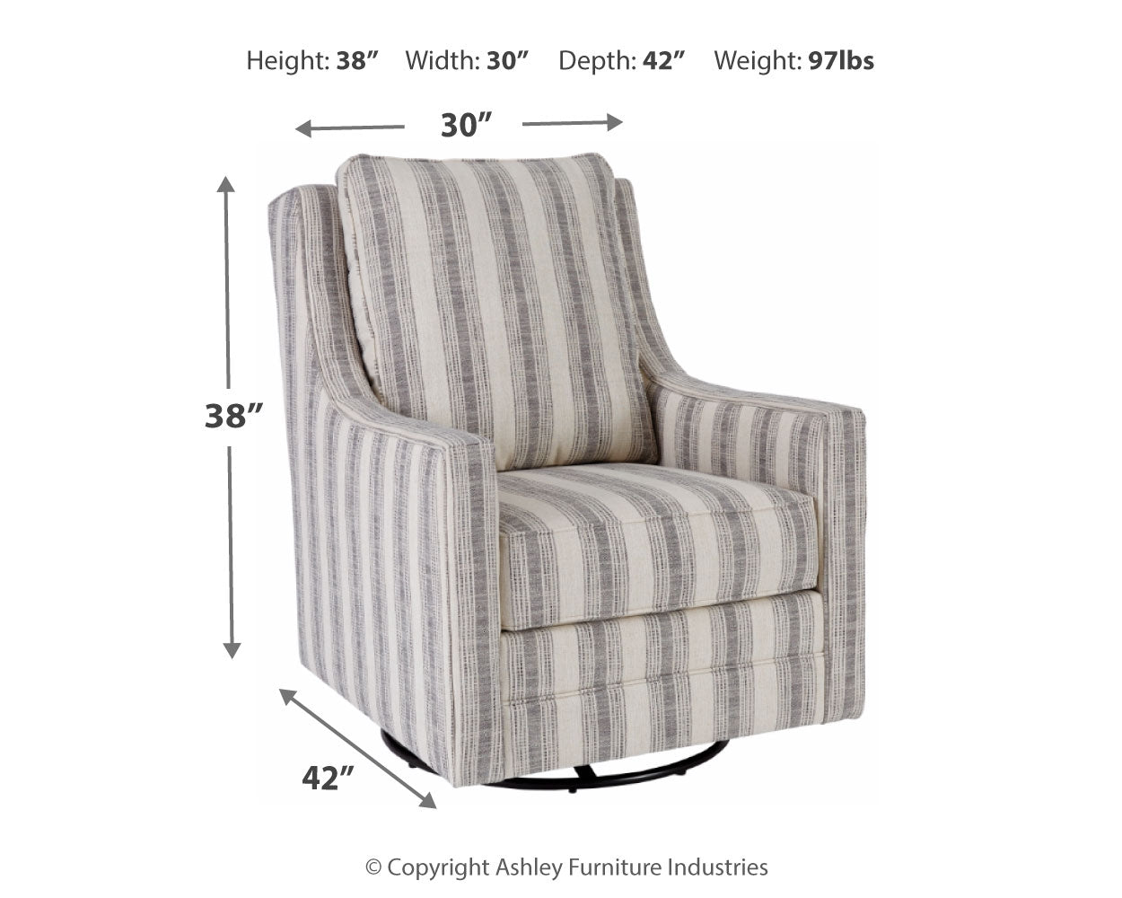Kambria Swivel Accent Chair