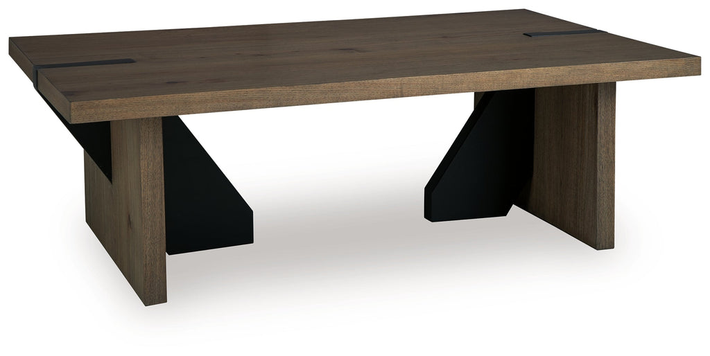 Kandinew Light Brown Coffee Table