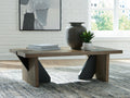 Kandinew Light Brown Coffee Table