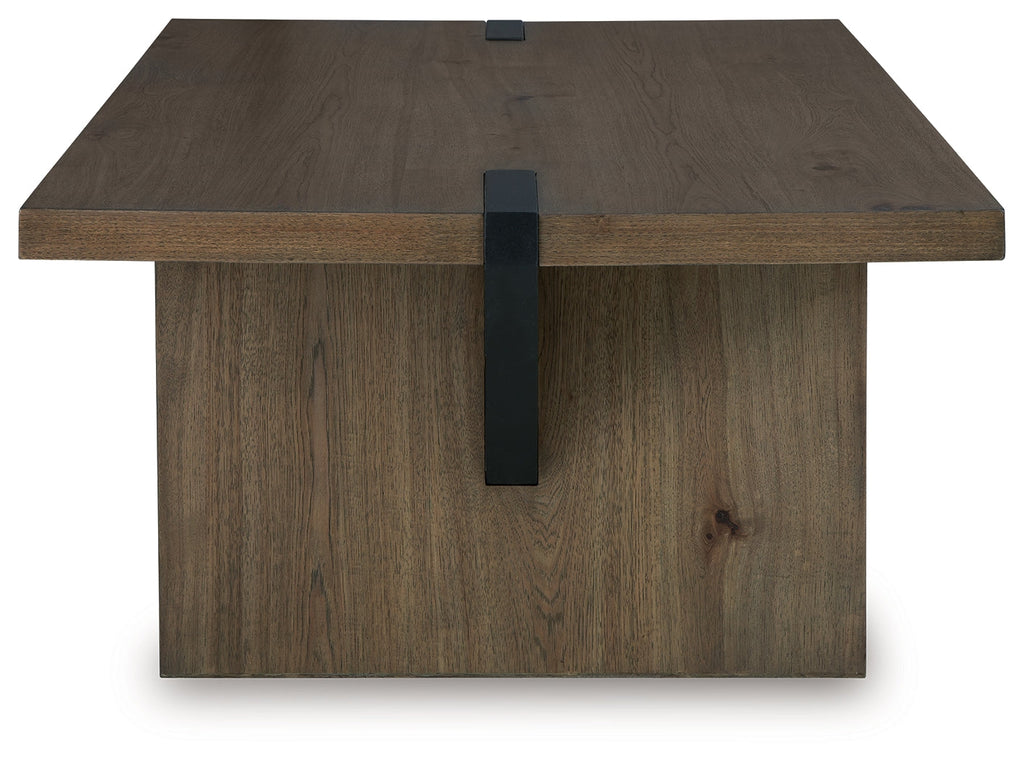 Kandinew Light Brown Coffee Table