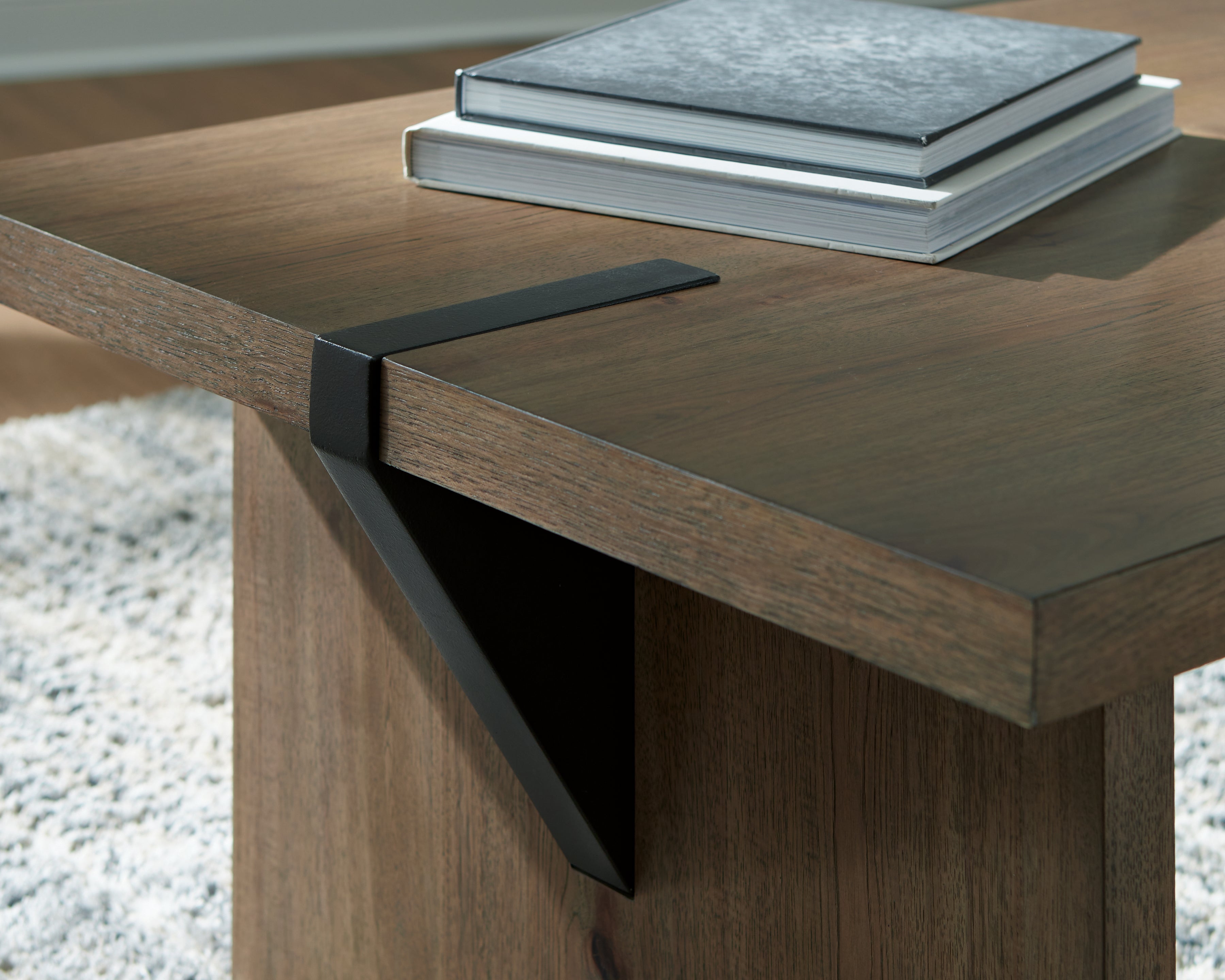 Kandinew Light Brown Coffee Table