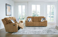 Kanlow Honey Reclining Sofa and Loveseat