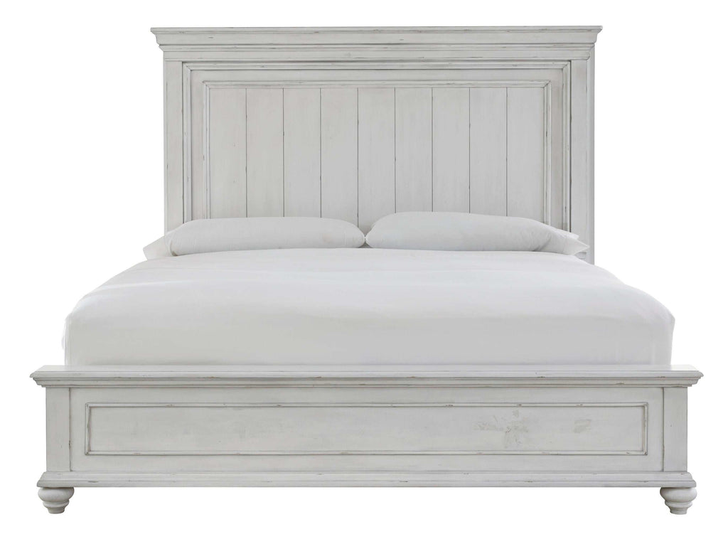 Kanwyn Whitewash Cal. King Bedroom Set / 3pc