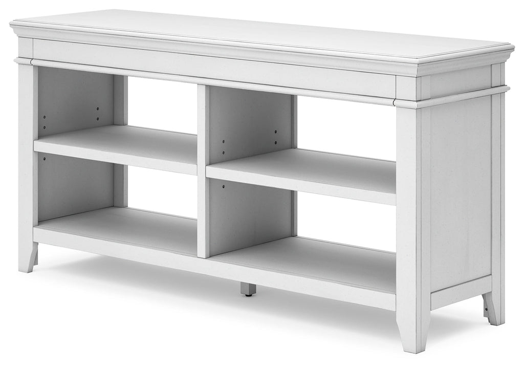 Kanwyn Whitewash Credenza w/ Open Storage
