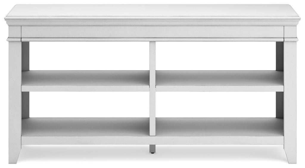 Kanwyn Whitewash Credenza w/ Open Storage