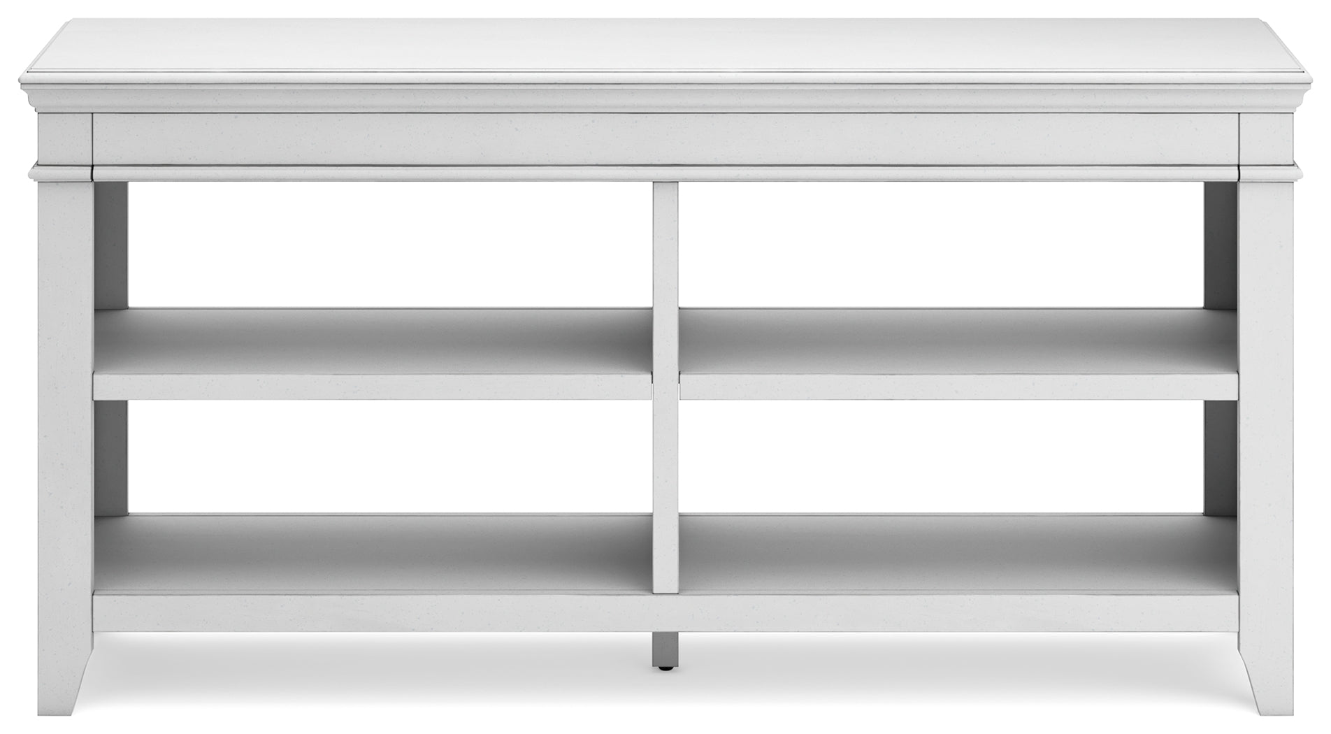 Kanwyn Whitewash Credenza w/ Open Storage