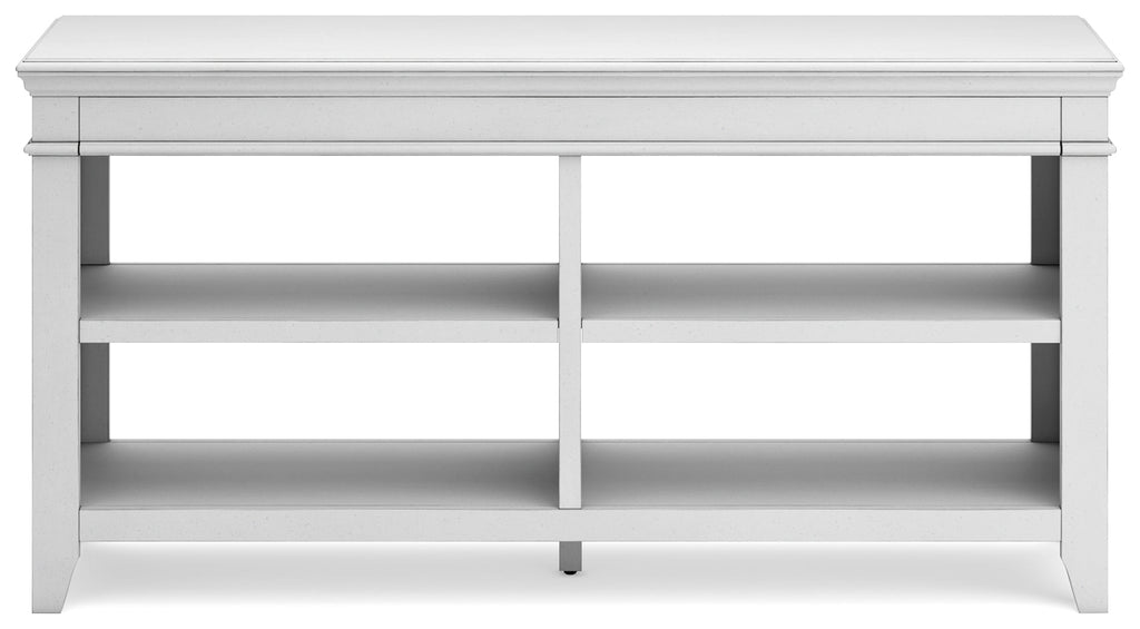 Kanwyn Whitewash Credenza w/ Open Storage