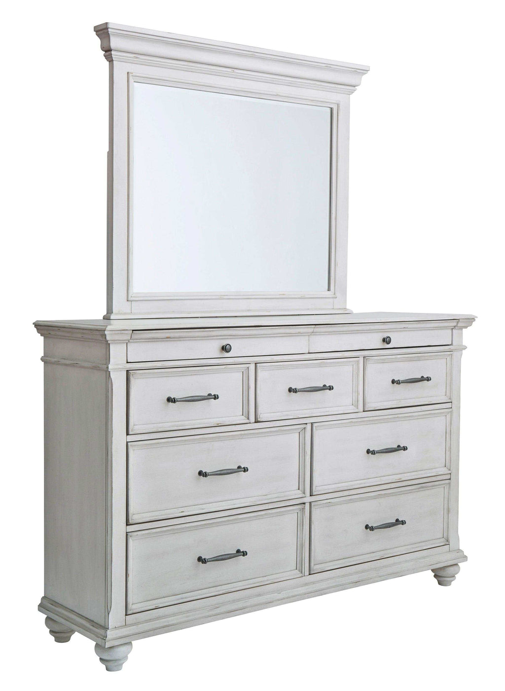 Kanwyn Whitewash Dresser & Mirror