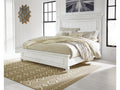 Kanwyn Whitewash King Panel Bed