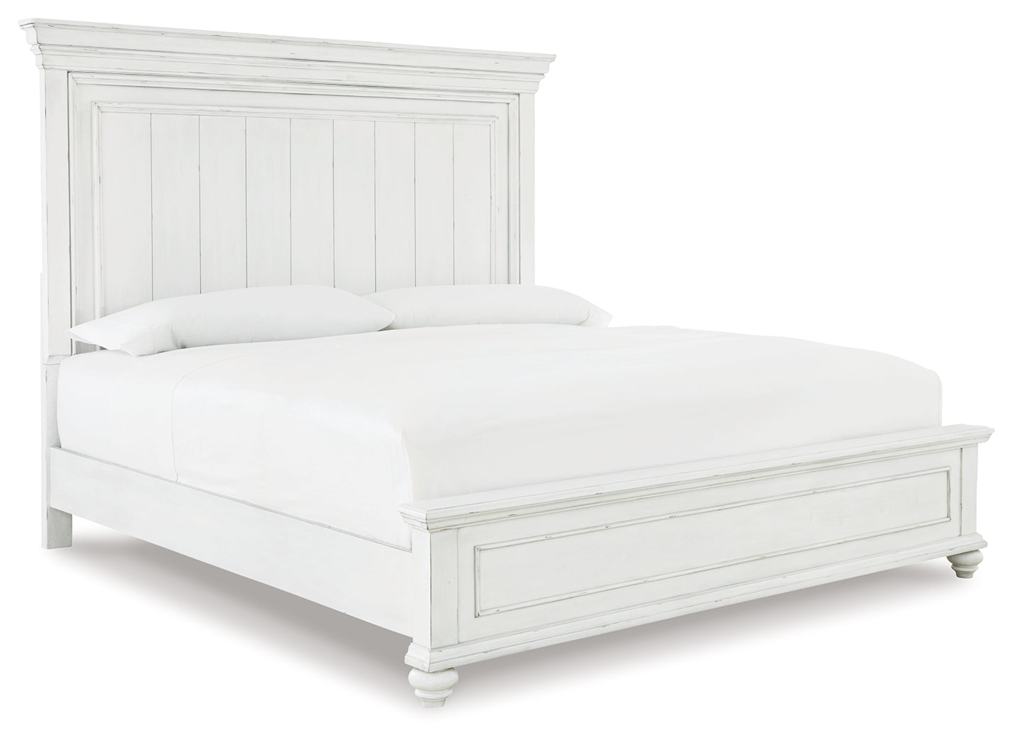 Kanwyn Whitewash Queen Panel Bedroom Set