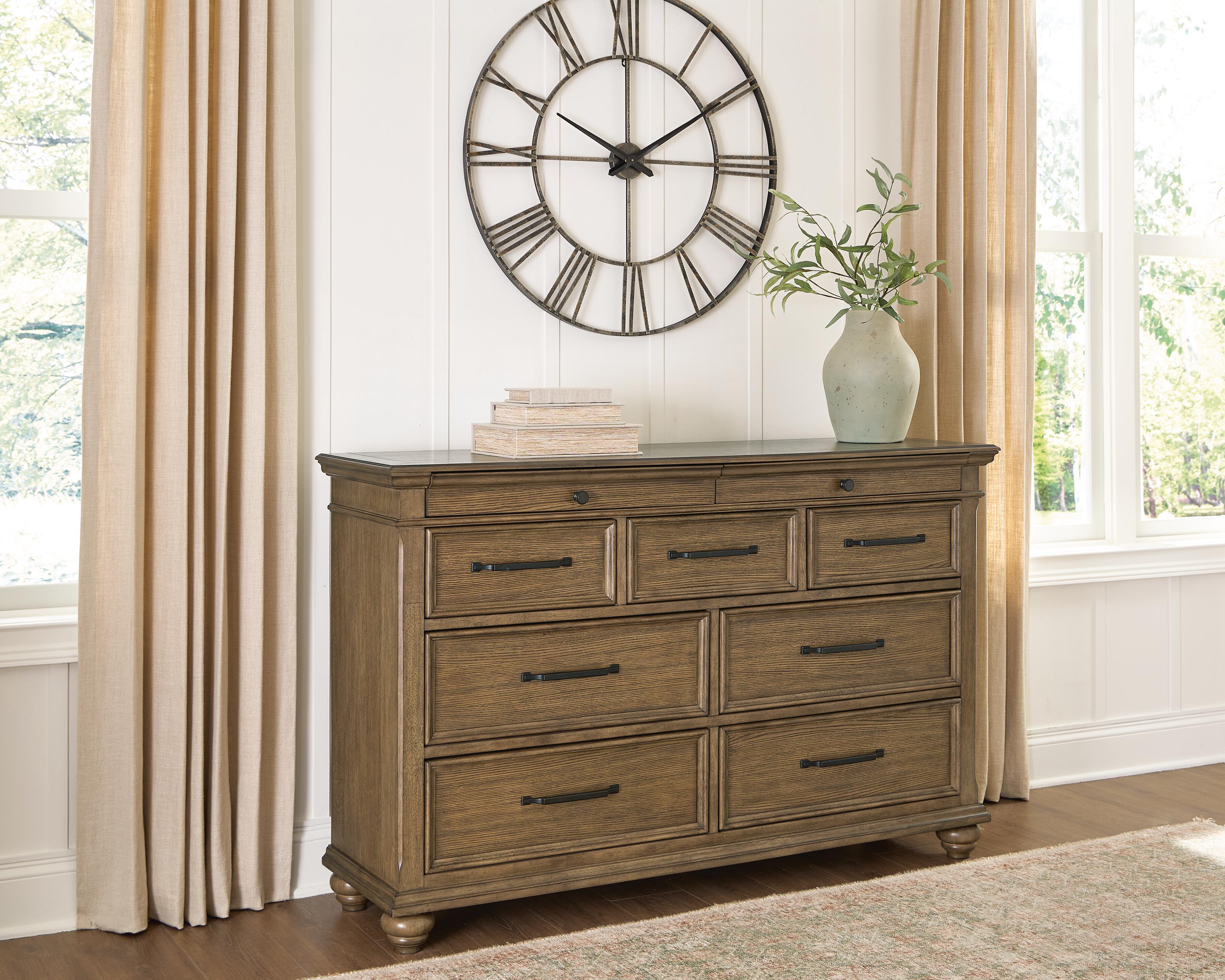 Karallin Medium Brown Dresser