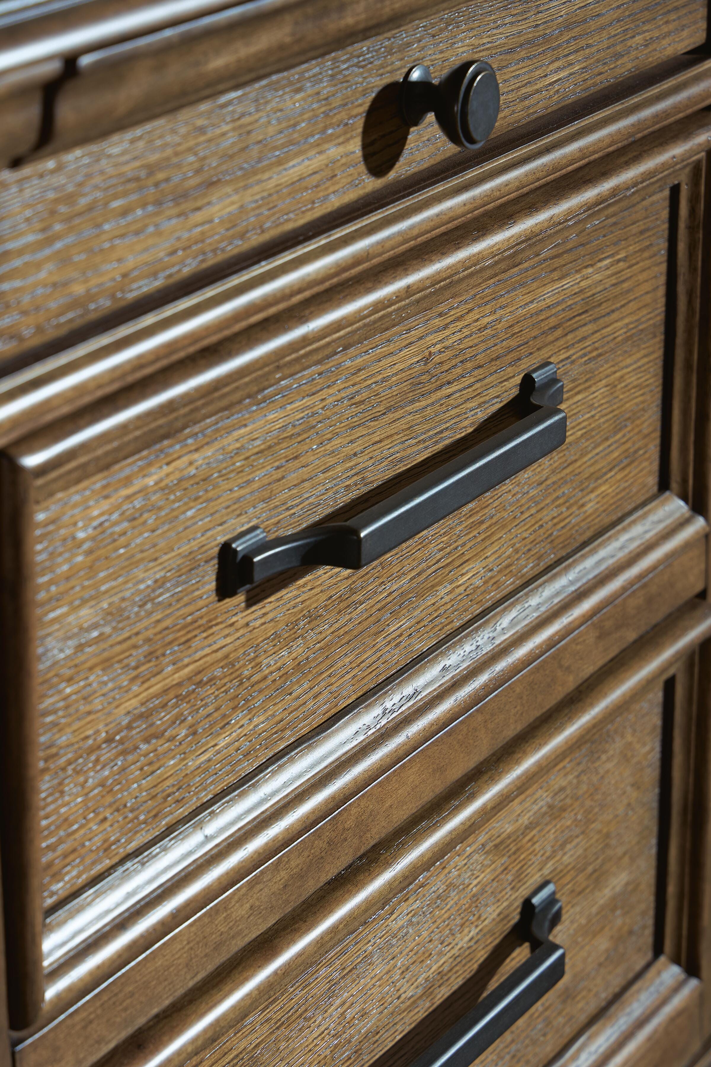 Karallin Medium Brown Dresser