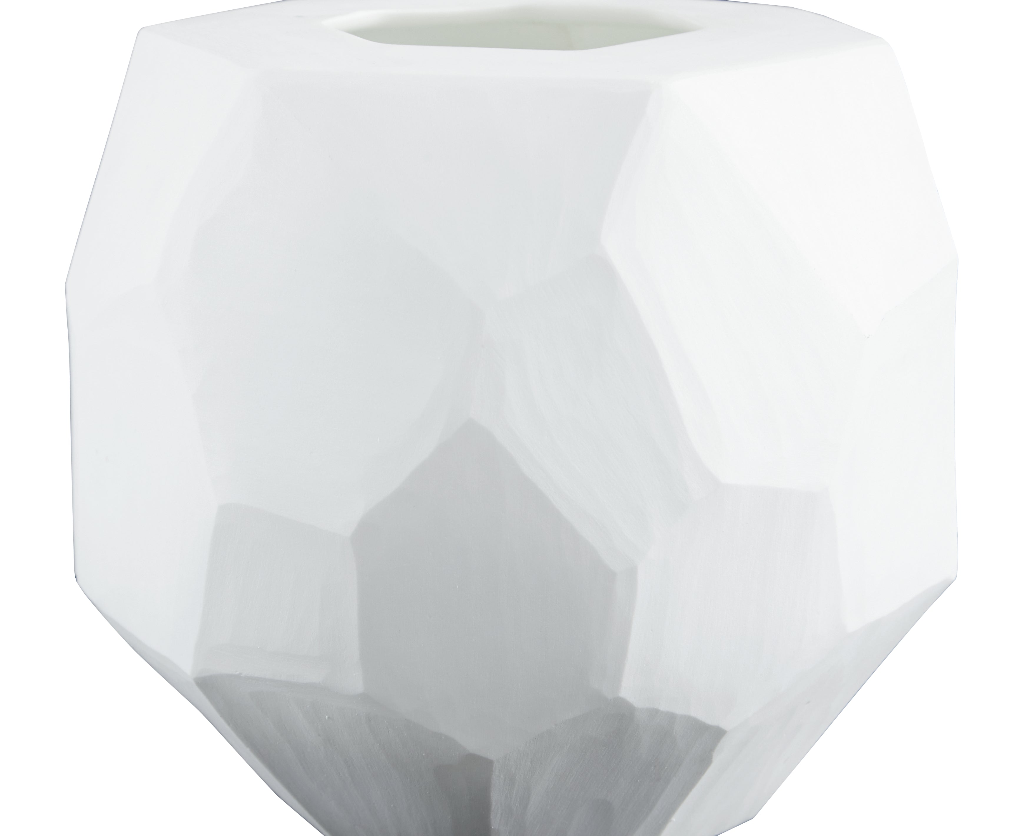 Karenton White Vase 7"